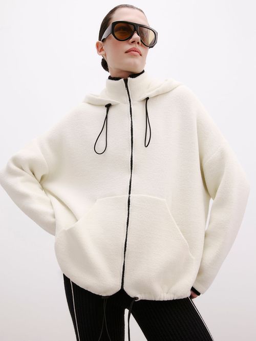 Jaqueta Parka Montblanc Off White