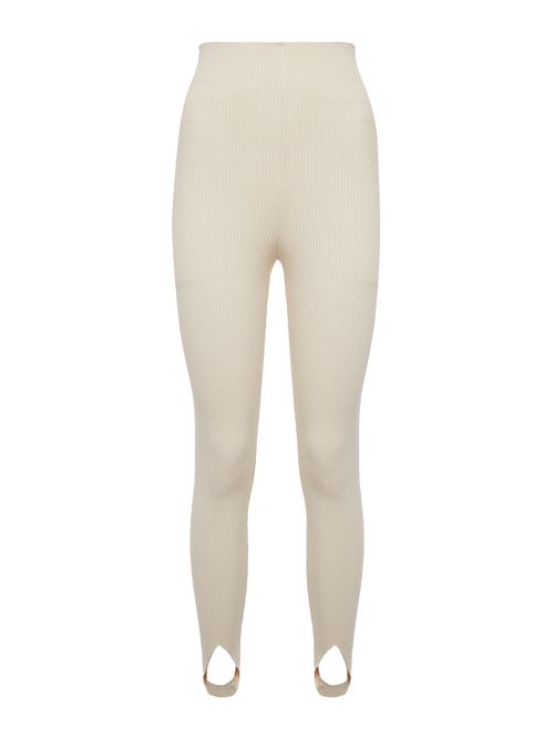 Fuseau Ribbed Raw Trousers