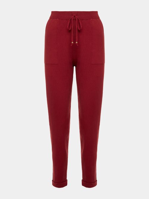 Calça em Tricô com Barra Italiana Passione