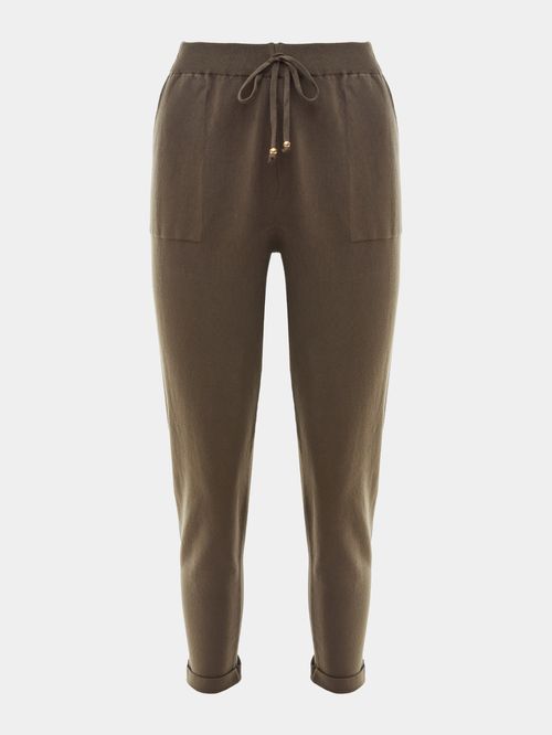 Knitted Pants with Italian Military Bar