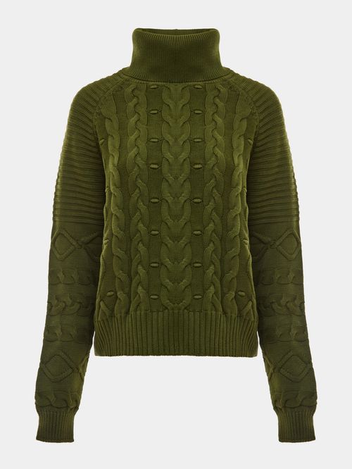 Blusa Gola Alta Verde