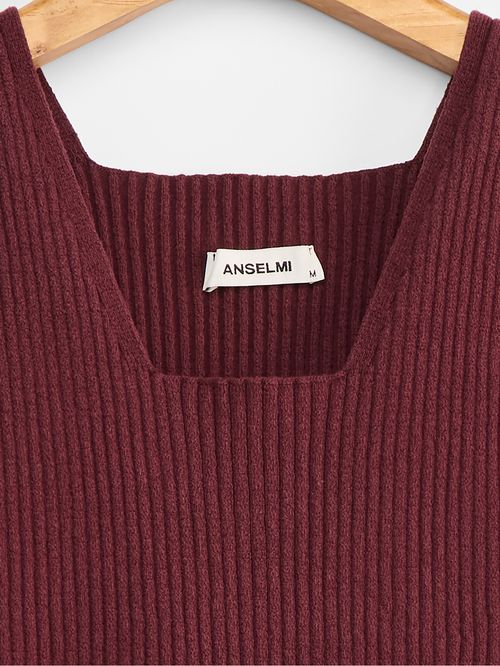 Fig Square Neck Tank Top