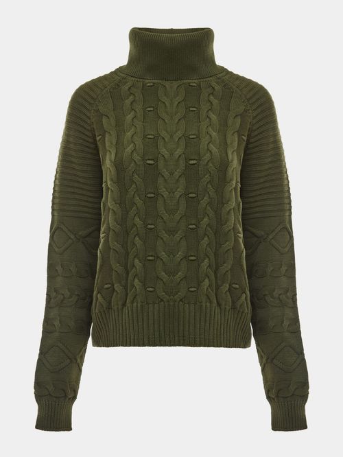 Blusa Gola Alta Verde