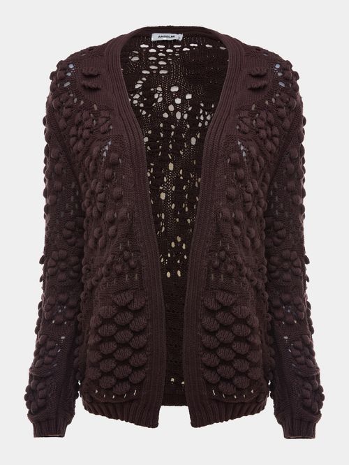 Casaco Rendeiras Marrom