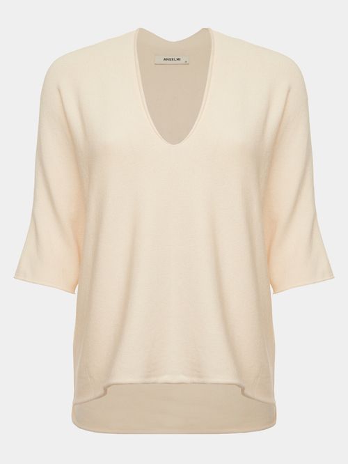 Short Sleeve 3D Blouse Raw