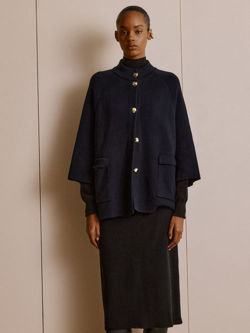 Capa Feminina Azul Meia Noite