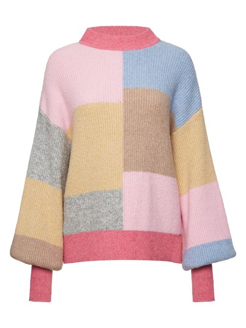 Suéter Color Block Multi