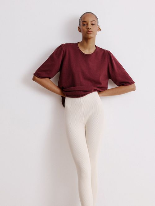 Figo Rolinho Sleeve Basic Blouse