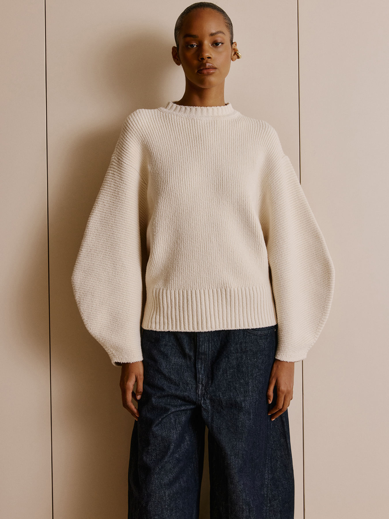 Blusa Balloon Cru - Anselmi