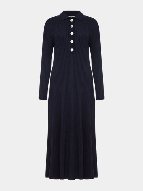 Vestido Noturna Azul Meia Noite