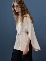 Capa Minimal com Cinto Cru - Anselmi Feminino