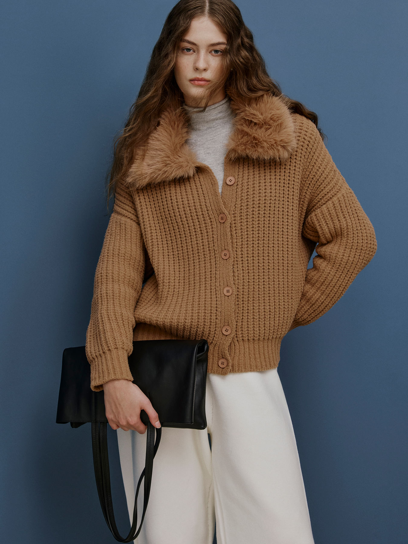 24CÉLINE31　カシミア混　POLLIJACKET Anselmi