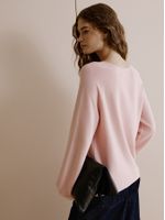 Blusa Manga Longa 3D Blush - Anselmi Feminino