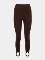 Calça Fuseau Canelada Chocolate - Anselmi Feminino
