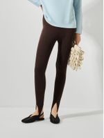 Calça Fuseau Canelada Chocolate - Anselmi Feminino