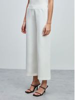 Pantacourt em Tricô Off White - Anselmi Feminino