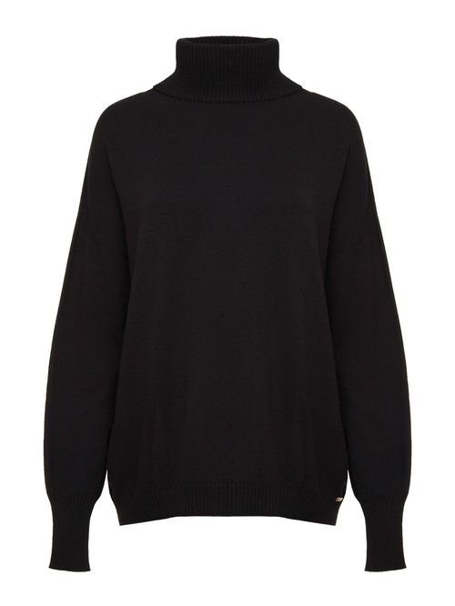 Blusa Básica Gola Alta Preto