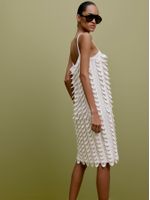 Vestido Alga Off White - Anselmi Feminino