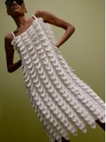 Vestido Alga Off White - Anselmi Feminino
