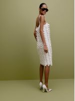 Vestido Alga Off White - Anselmi Feminino