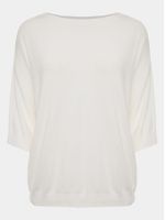 Blusa Ampla 3D Off White - Anselmi Feminino