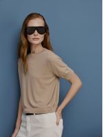 T-Shirt Modal Castor - Anselmi Feminino