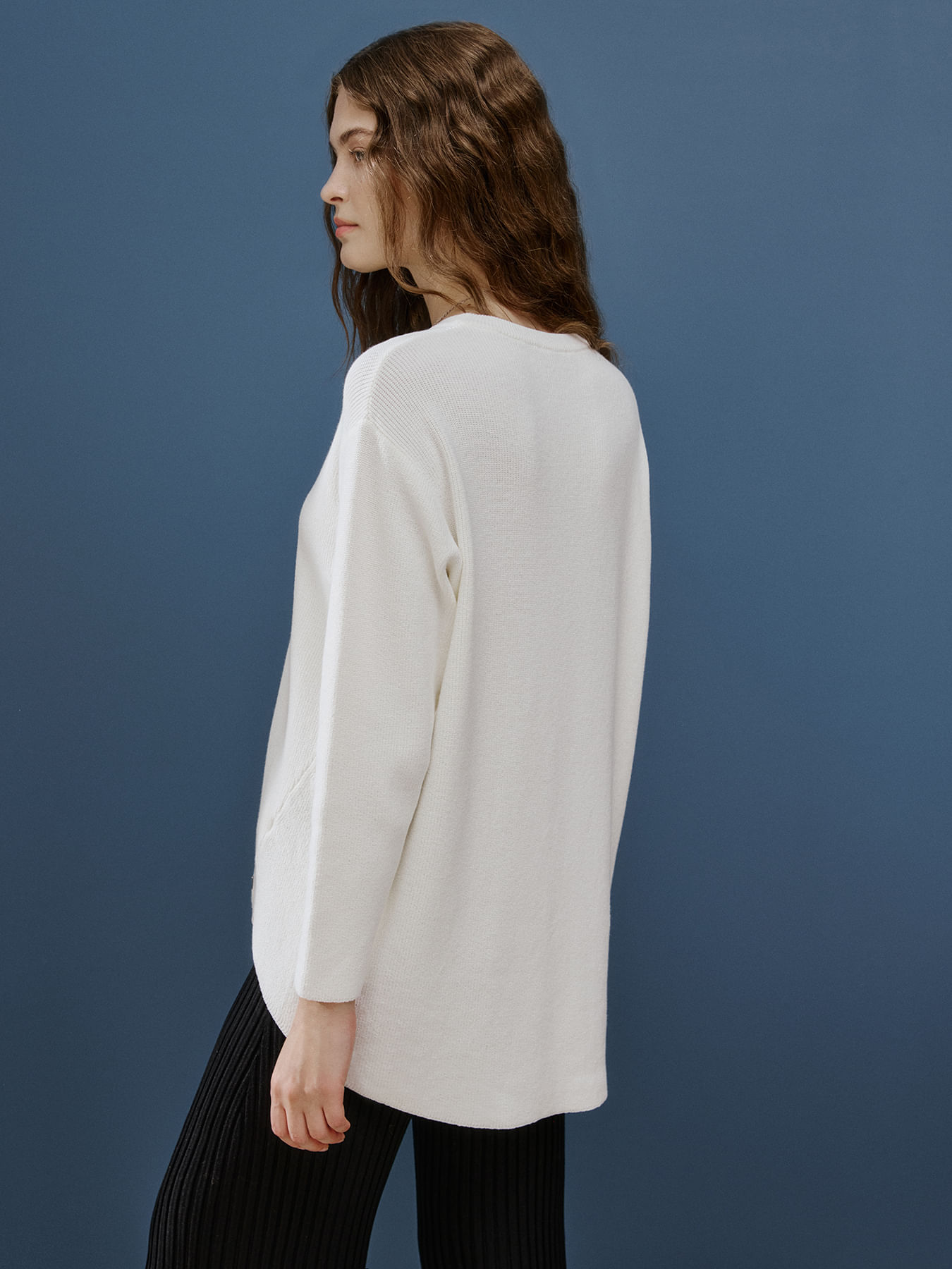 Maxipull Mullet Off White - Anselmi