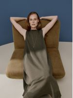 Vestido Midi Sem Mangas Militar - Anselmi Feminino