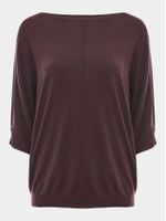Blusa Ampla 3D Chocolate - Anselmi Feminino