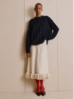 Saia Flora Cru - Anselmi Feminino