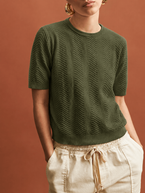 Blusa Manga Curta Matcha