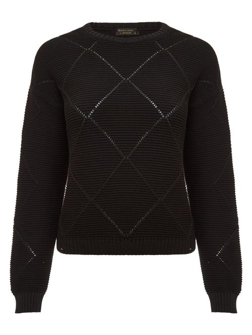 Blusa Decote Redondo Preto