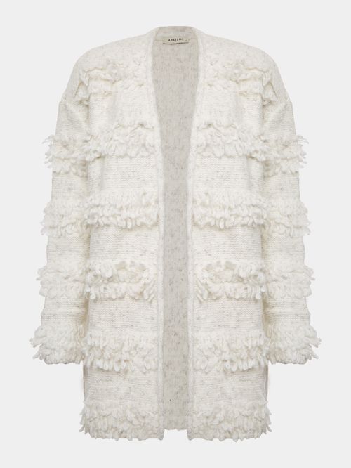 Casaco Franjas Off White