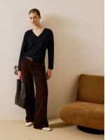Blusa Vértice Azul Meia Noite - Anselmi Feminino