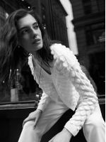 Casaqueto Escamas Off White - Anselmi Feminino