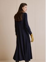 Vestido Noturna Azul Meia Noite - Anselmi Feminino