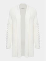 Casaco Maxi Tranças Off White - Anselmi Feminino