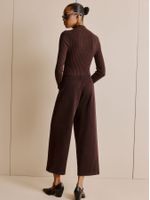 Pantacourt em Tricô Chocolate - Anselmi Feminino