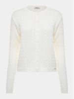Casaco em Ponto Trança Off White - Anselmi Feminino