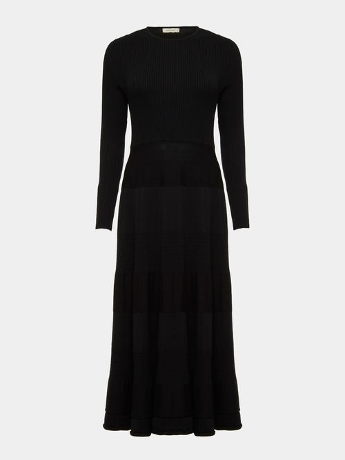 Vestido Básico Midi Preto