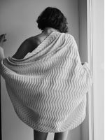 Casaco Cocoon em Ponto Links Cru - Anselmi Feminino
