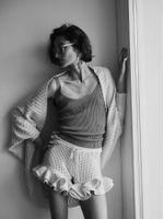 Casaco Cocoon em Ponto Links Cru - Anselmi Feminino
