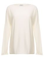 Suéter 100% Cashmere Gola Canoa Off White - Blusa Feminina